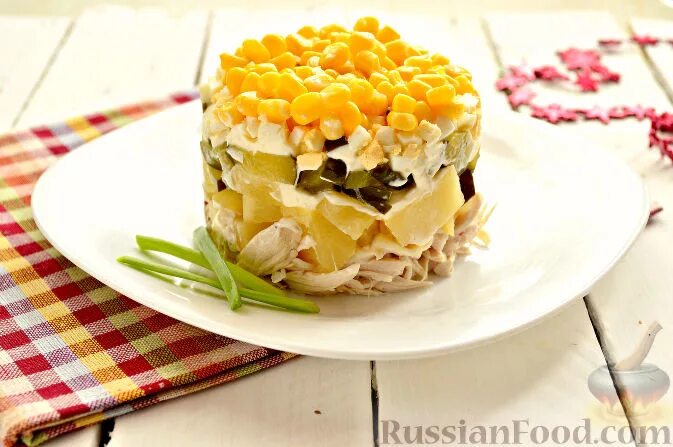 Новогодний салат "Шишка" Recipe Recipes, Meals, Food