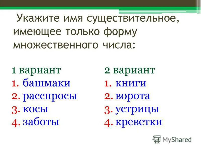 Существительного только единственного числа. Кроссворд существительные во множественном числе. Слова только в единственном числе.