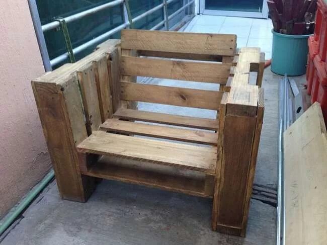 Кресло из поддонов для дачи своими руками Как сделать кресло из поддона для дачи, почему бы и нет) просто Розовый слон Тво