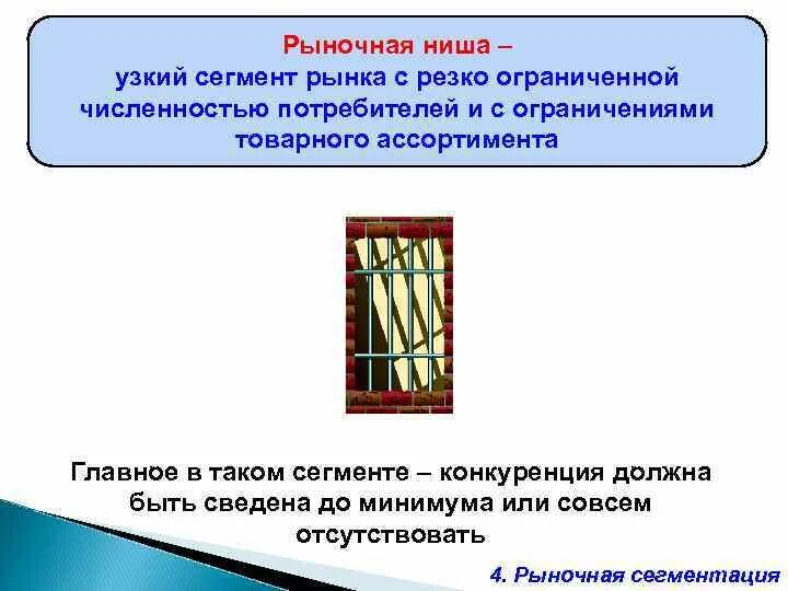 Сегмент и ниша рынка. Сегмент и ниша рынка