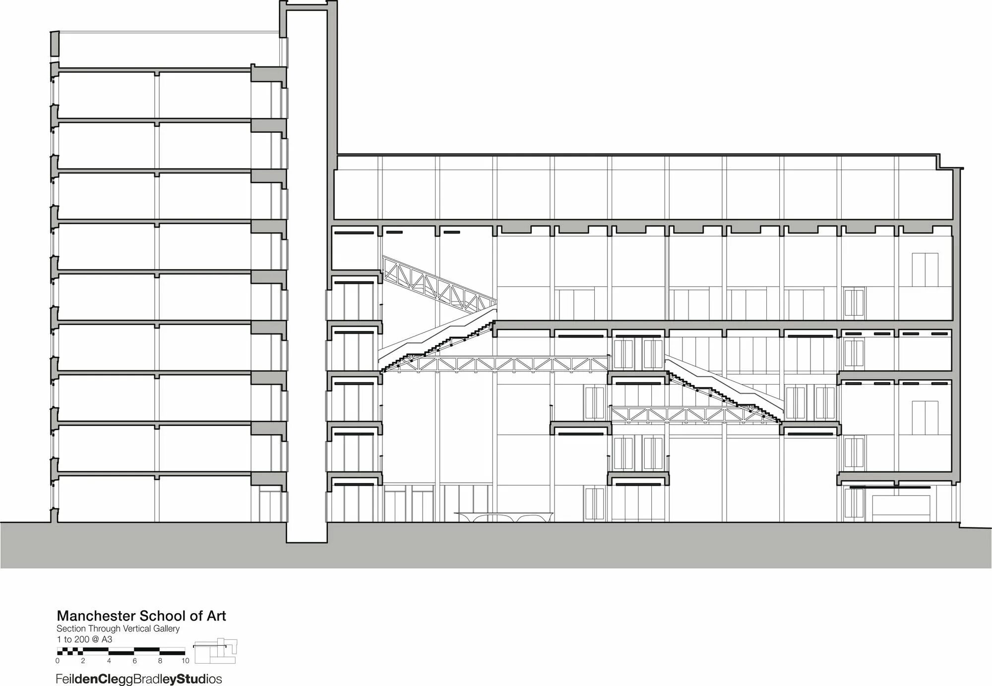 Section. Manchester School of Architecture, Великобритания. Манчестерская школа архитектуры проекты. Architectural Section School. Manchester School of Art.