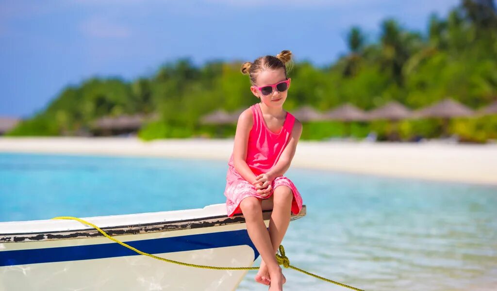 Adorable Little Girl Have Fun in Shallow Water at Stock Image - Image of coastal