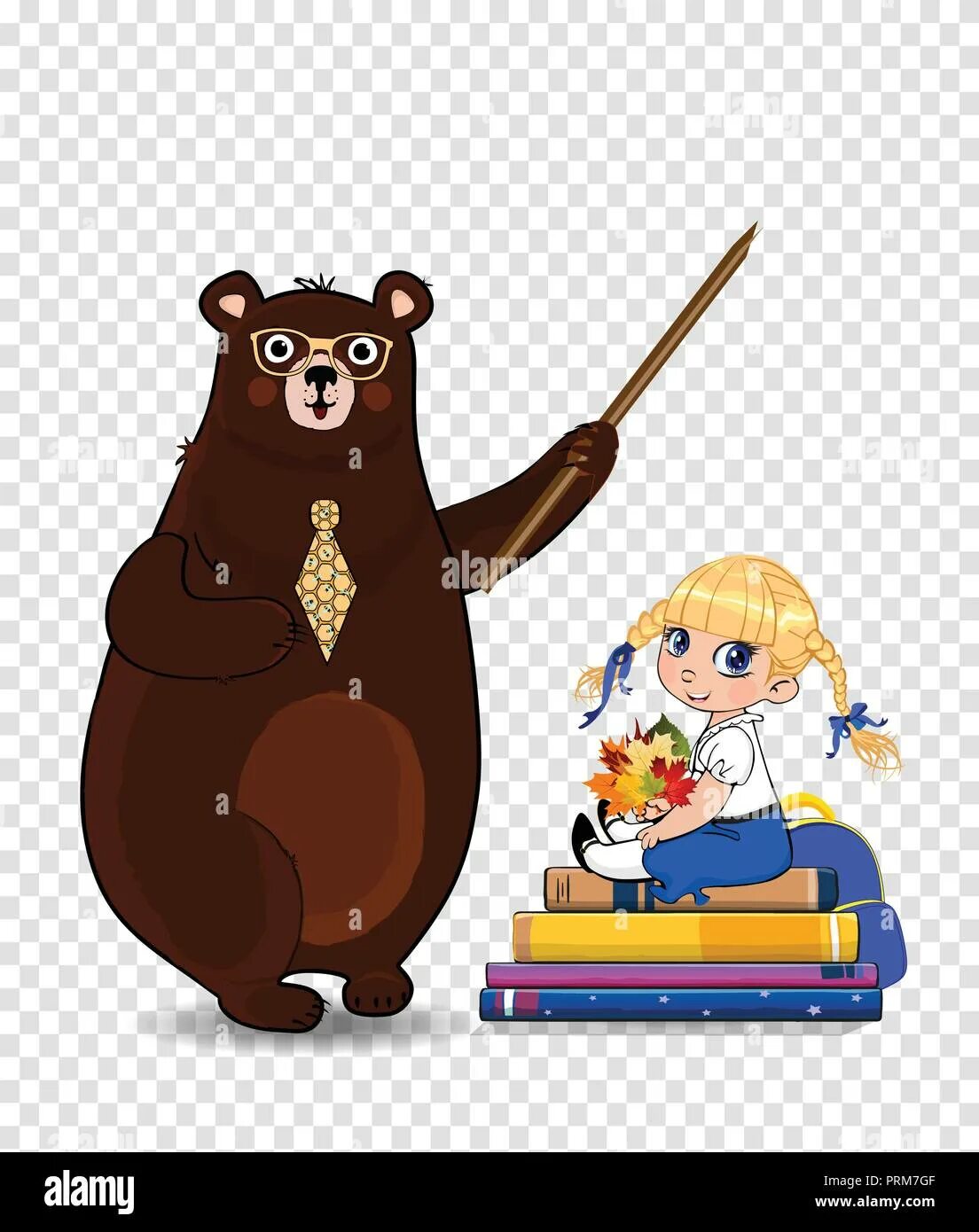 Училка и медведь читать. Медведь учитель. Медведь учитель иллюстрация. Медведь учитель вектор.