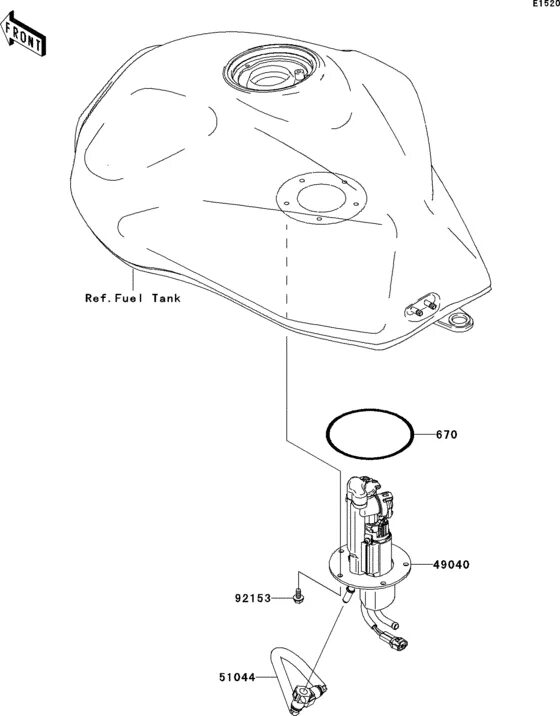 Tank 670. Крышка бака Kawasaki zr1000r 2015. 92153-S287 болт топливного бака, Kawasaki. Схема Кавасаки ZR 7. Kawasaki zr636r крышка генератора.