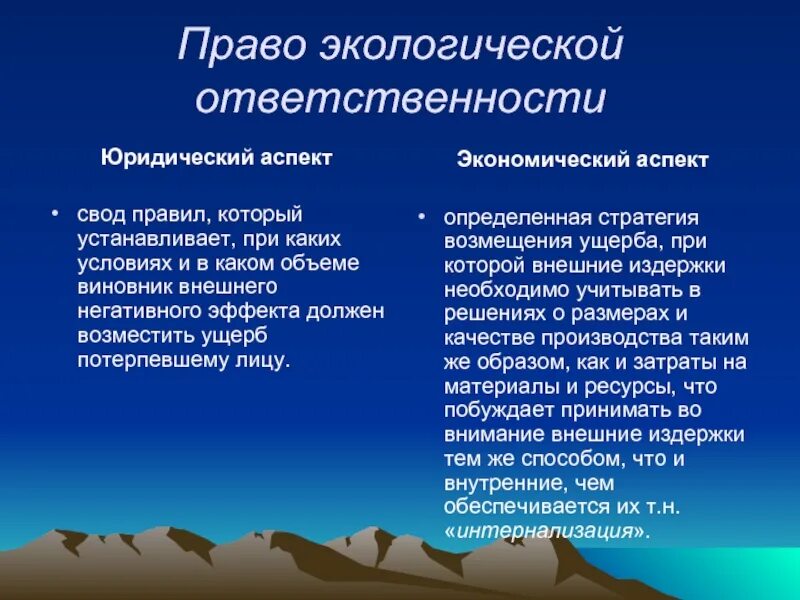 Правовые аспекты экологии это. Экологическая ответственность. Экологическая ответственность личности. Правовой аспект окружающей среды.