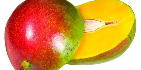 Как выглядит спелое манго внутри и снаружи