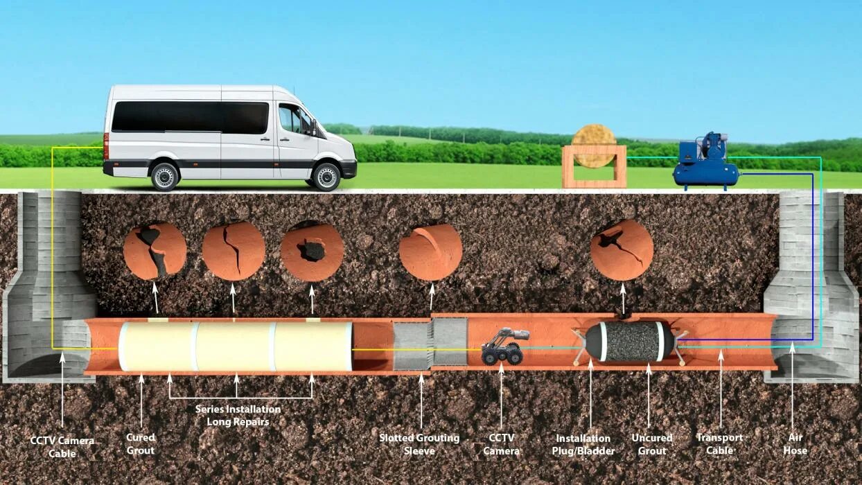Installation method. Trenchless pipe. grouting sleeve технология. trenchless replacement systems inc. a vibratory plow for trenchless underground installation of cables &amp; sprinkler pipes.