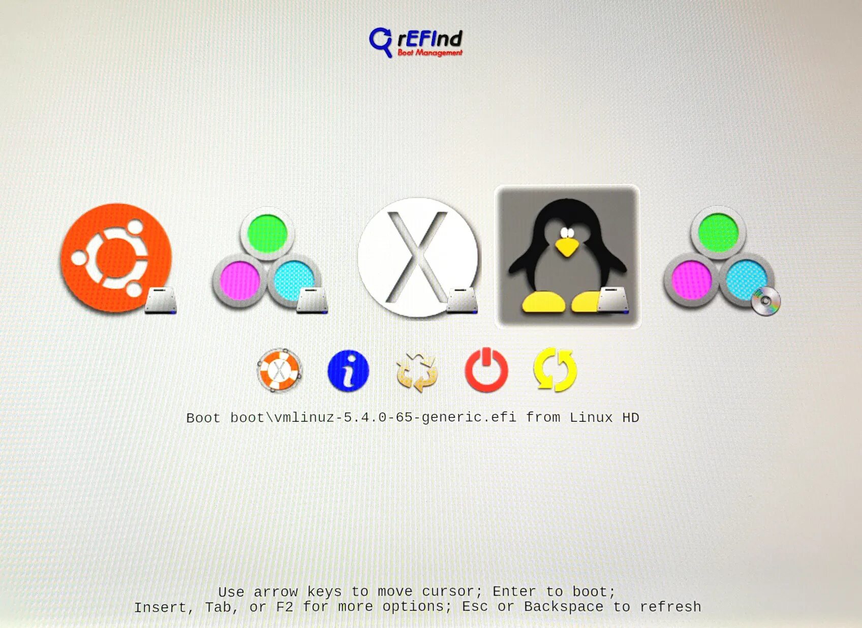 Booting the kernel linux. Refind загрузчик. refind linux. ядро линукс. refind темы оформления.
