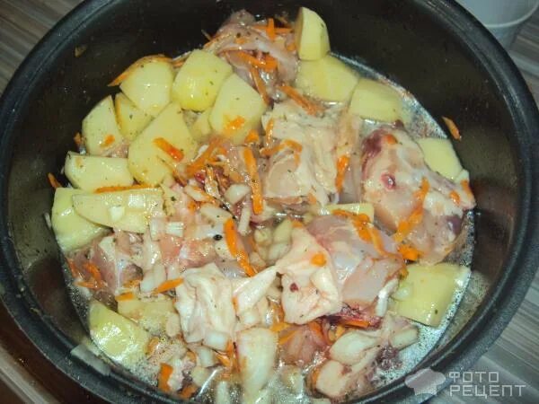 рагу с курицей в мультиварке рецепты