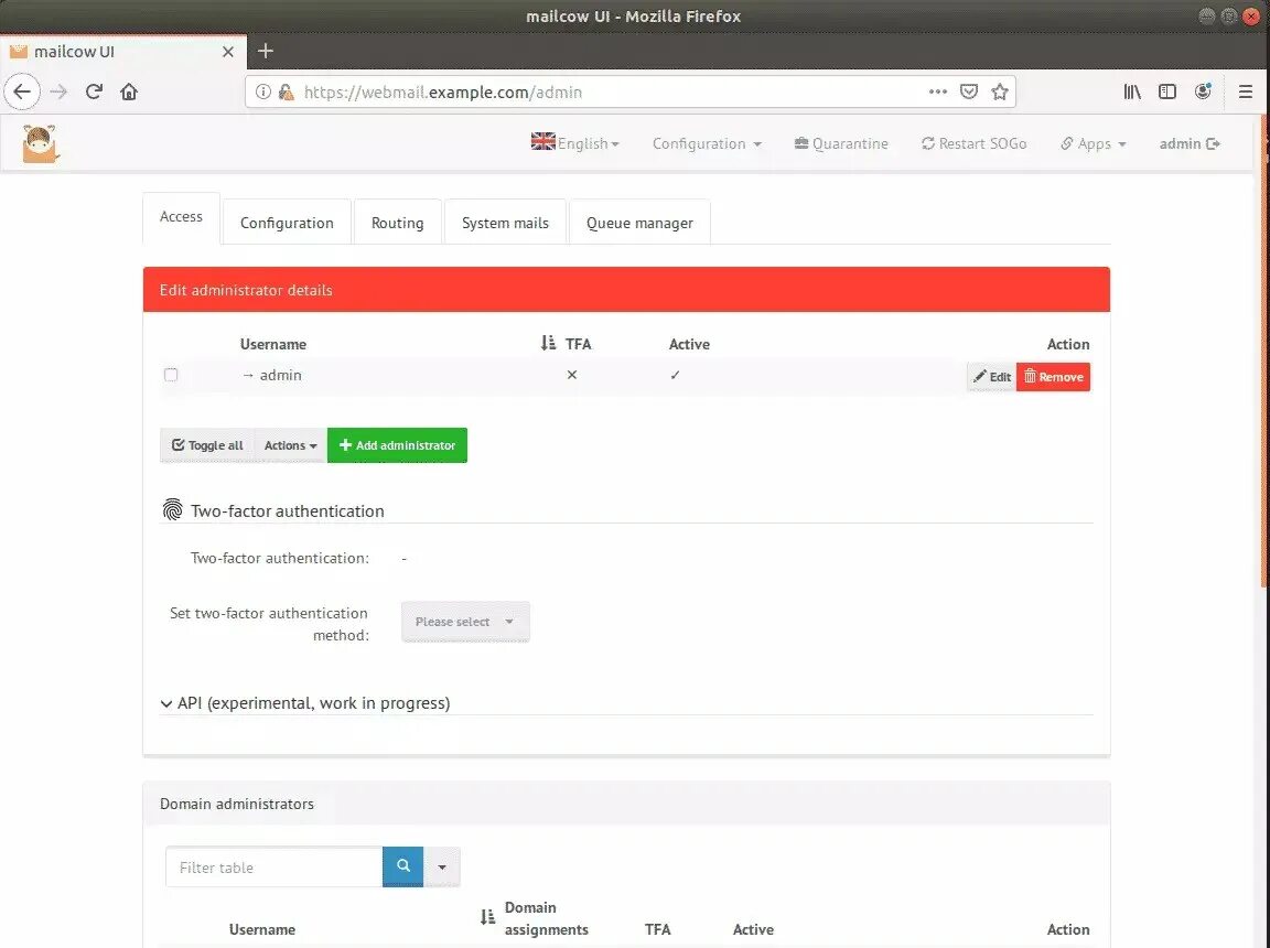 Настройка почтового сервера. Mailcow dockerized. Mailcow. Mailcow. Crowdsec.
