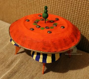 Летающая тарелка своими руками