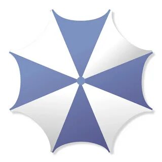 Синяя амбрелла