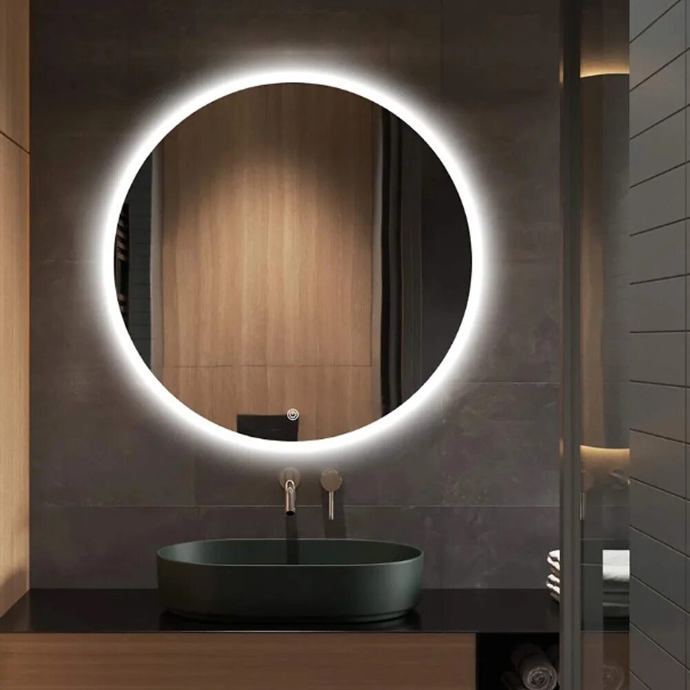 Зеркало с подсветкой. Зеркало круглое с подсветкой. Круглое зеркало с подсветкой в ванную. Зеркало круглое для ванной 80 см с подсветкой. Зеркало для ванной с подсветкой 60