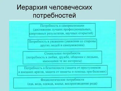 Потребности семьи это в экономике