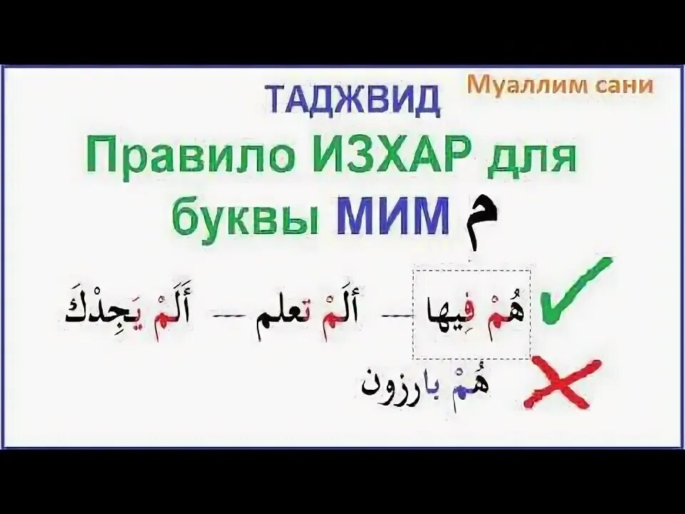 Правило аль-Икляб (Новый урок) Абу Имран Таджвид Коран - YouTube