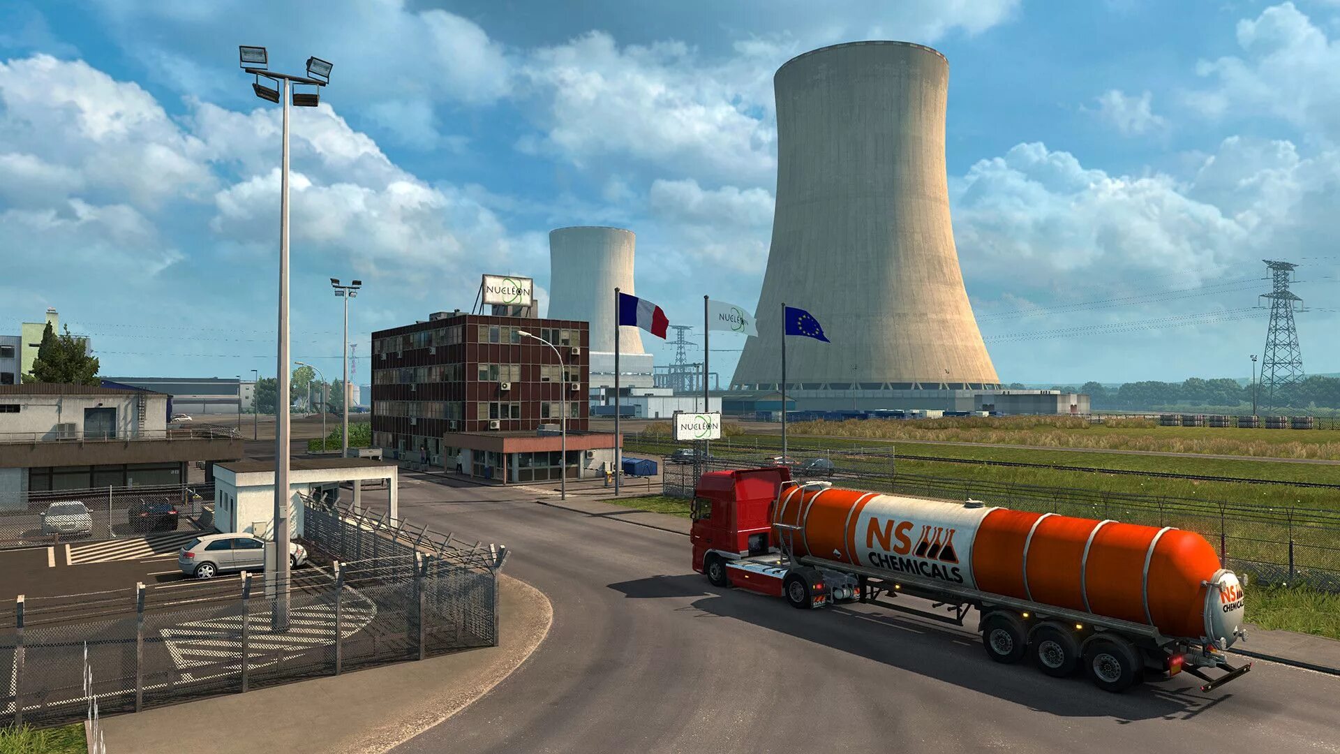 Включи объект 2. Euro Truck Simulator 2 Франция. Euro Truck Simulator 2 - Vive la France !. Симулятор электростанции. Промышленность Франции.