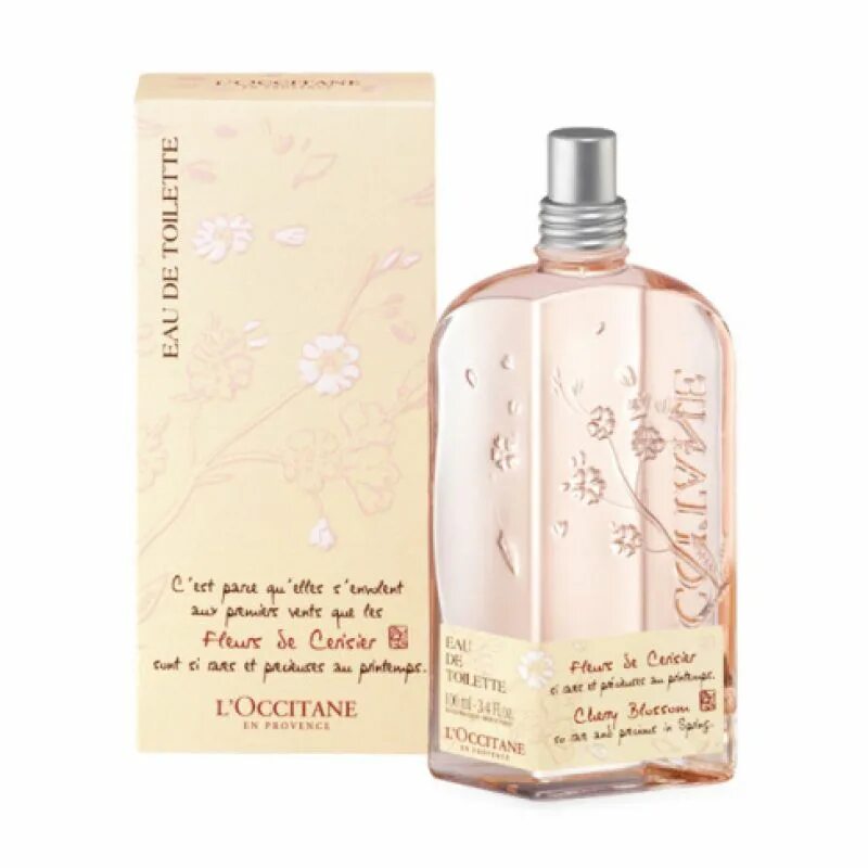 L occitane вода. Туалетная вода l'Occitane en Provence Cherry Blossom. Туалетная вода вишневый цвет l'Occitane. Cherry Blossom Eau de Toilette. L'Occitane Cherry Blossom 10 мл.