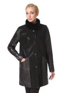 Кожаные пальто женские из натуральной кожи