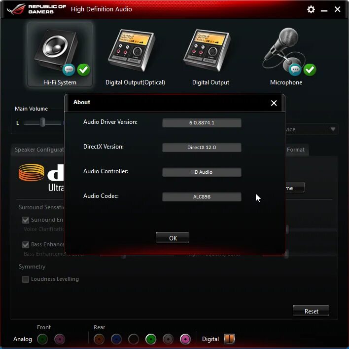 Asus realtek driver. ASUS High Definition Audio. 2-Realtek High Definition Audio наушники. Realtek Audio Driver.