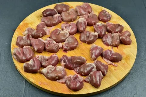 Сколько жарить куриные сердечки
