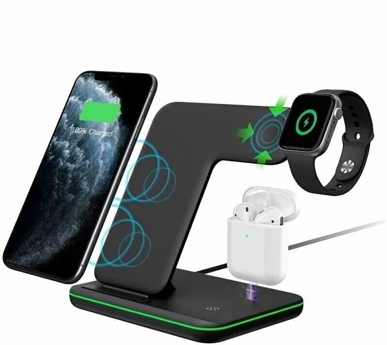 Беспроводная зарядная станция 3. Wireless Charger 3в1. Wireless Charger 3in1 15w fast. 3 In 1 Wireless Charger. Беспроводная зарядная станция Wireless Charger 3 в 1.