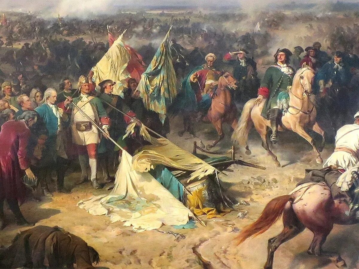 А Е Коцебу Полтавская победа. Разгром Шведов под Полтавой 1709. Полтавская битва картина Коцебу. Картина Полтавская битва в Эрмитаже.