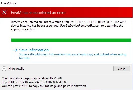 Encountered an unrecoverable error. Directx error. ошибка directx соединение. тег error. directx error fifa 21.