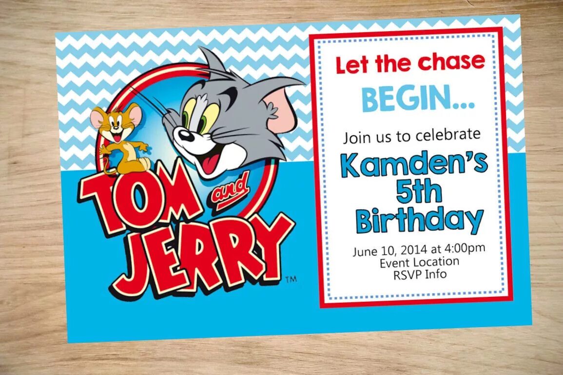 Toms birthday is. Приглашение на день рождения том и Джерри. Джерри с днем рождения. Приглашение на день рождения том и Джерри 3 года. Tom's Birthday is it June.