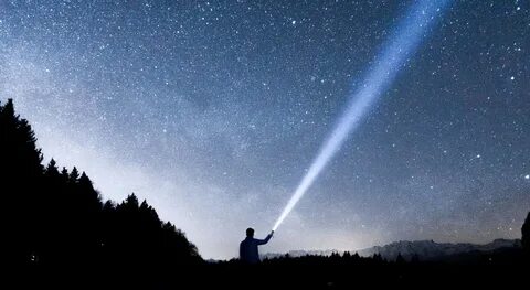 Lighting up the sky