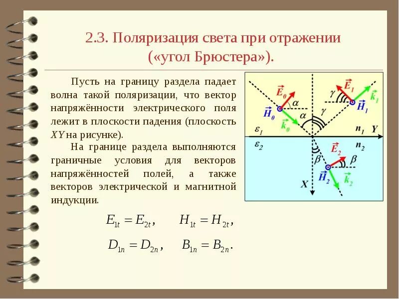 Отражение света диэлектриками. Поляризация света при отражении от диэлектрика. Закон Брюстера.. Поляризация света при отражении и преломлении закон Брюстера. Поляризация света при отражении закон Брюстера. Поляризация света при отражении и преломлении света. Закон Брюстера..