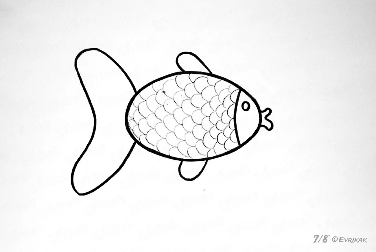 Рисование рыбки. Рисование для детей рыбы. Рыба рисунок для детей карандашом. Рисунки рыбок для срисовки. Нарисовать рисунок рыбу