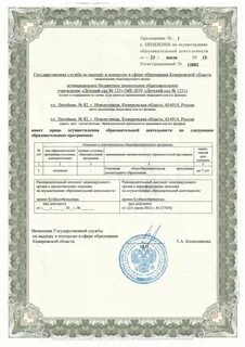 Лицензии на программу c
