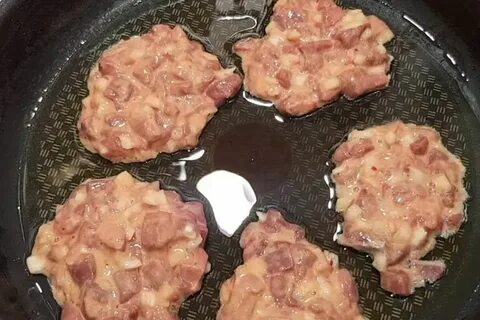 Куриные растрепки на сковороде