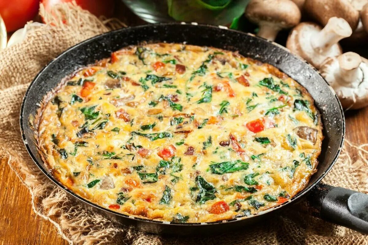 Омлет с овощами