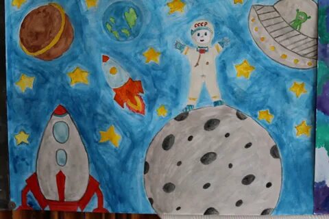 Творческий конкурс ко дню космонавтики