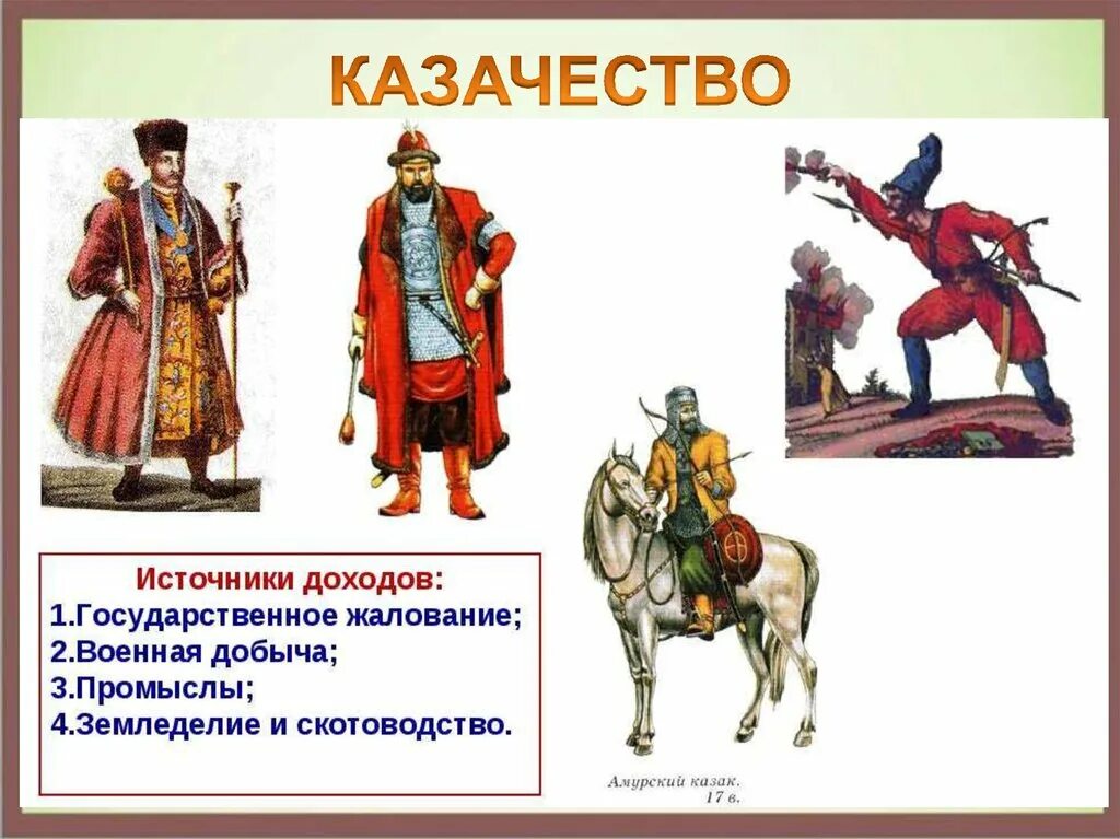 Положение казачества в 17 веке. Казачество XVII изменения в социальной структуре. Структура казачества. Казачье сословие.