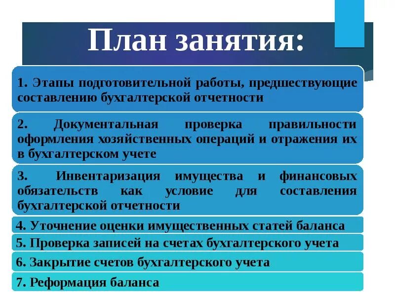 Содержание подготовительного этапа. Этапы подготовительных работ. Подготовительная работа по составлению бухгалтерской. Подготовительные работы по составлению отчетности.. Подготовительные работы перед составлением годового отчета.