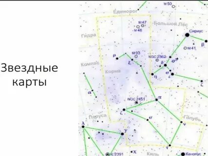 Г звездный на карте