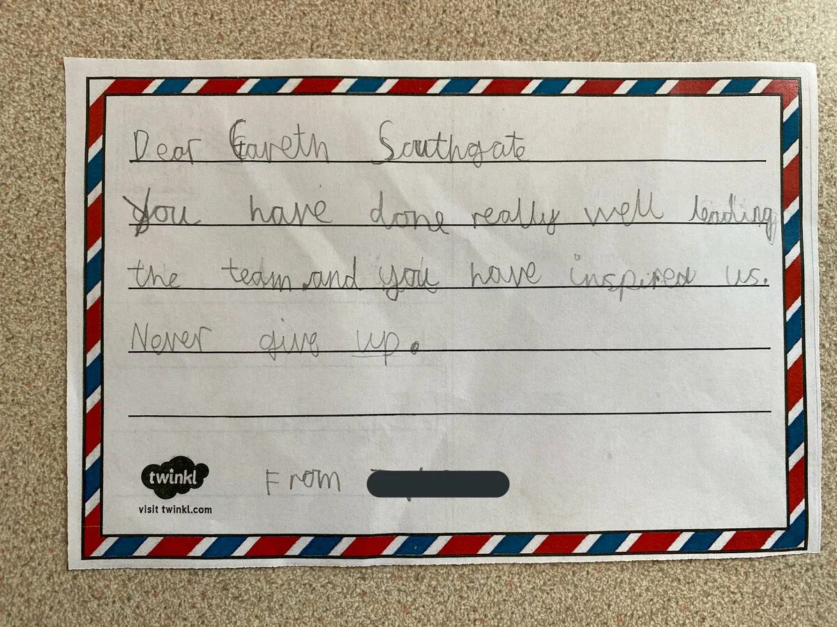 There were some letters