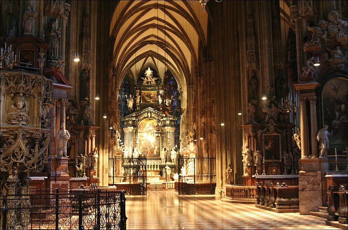 Храм святого стефана в вене. Церковь святого петра (петерскирхе). Штефансдом вена. Вена базилика. Вена базилика.