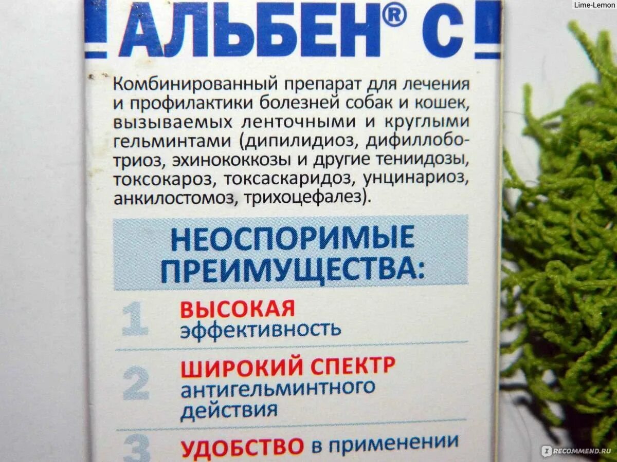 Можно ли давать альбен