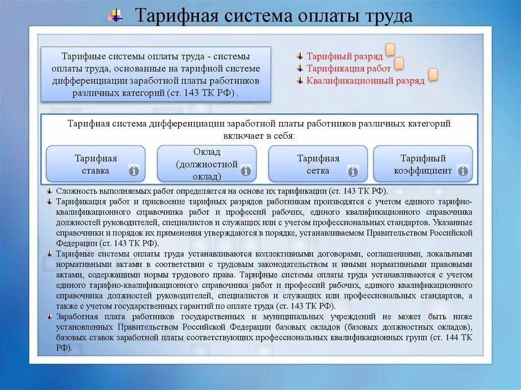 Тарифная система оплаты труда. Тар Фрые систпмы оплаты тиуда. Тарифы системы оплаты труда. Торифная система оплата труда. Организация заработной платы в российской федерации