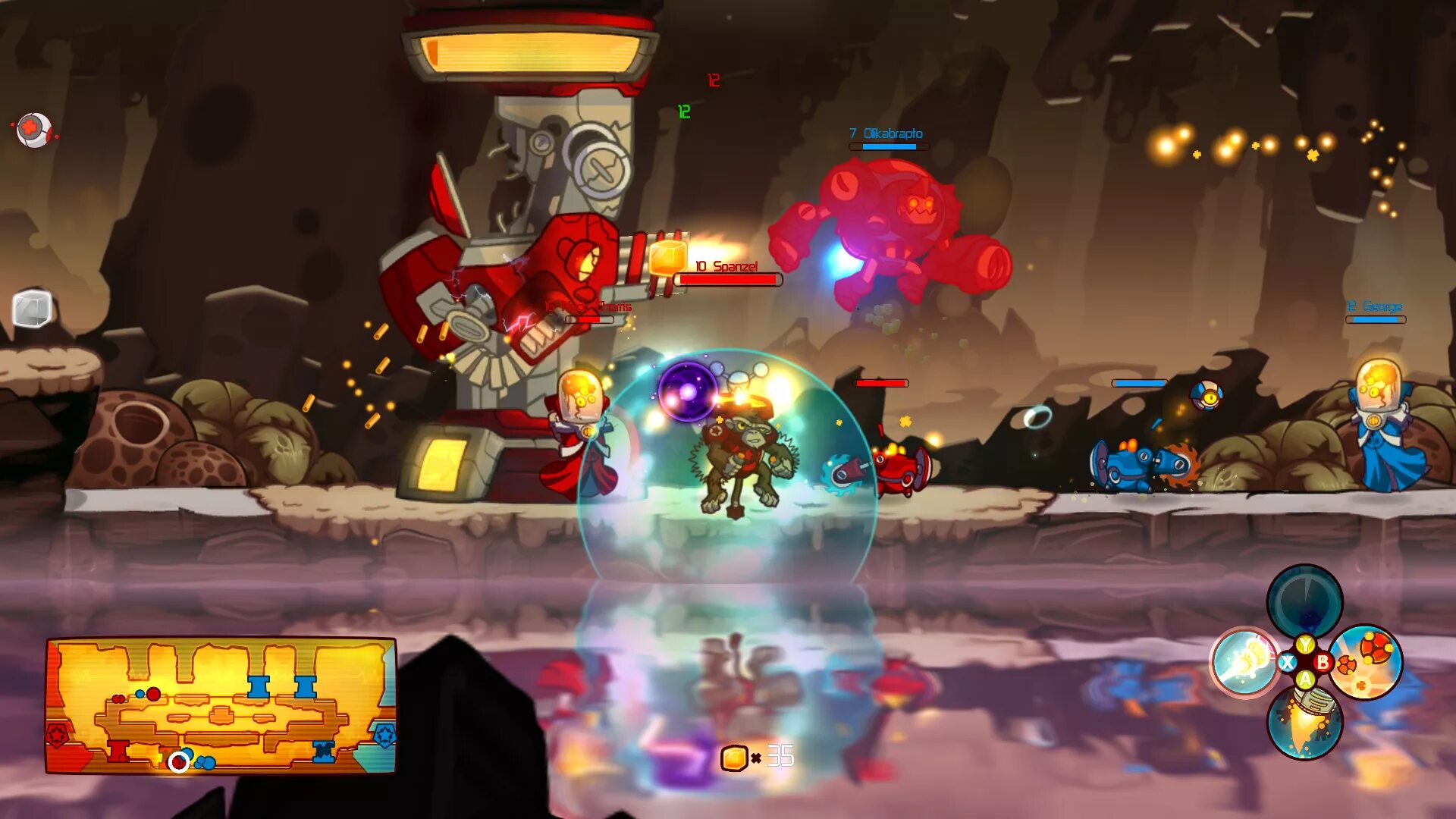 Игры в скором времени. Awesomenauts. Awesomenauts Xbox 360 обложка. Awesomenauts игра. Awesomenauts герои.