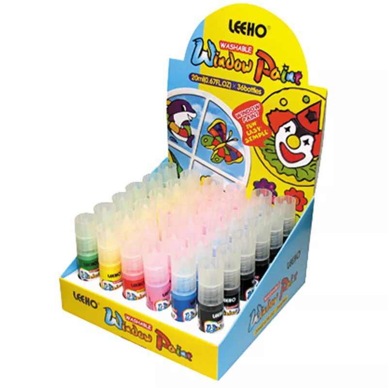 детские витражные краски. цветы витражными красками. детские витражные краски. детские витражные краски. краски витражные каляка-маляка 135 г 6 цв.