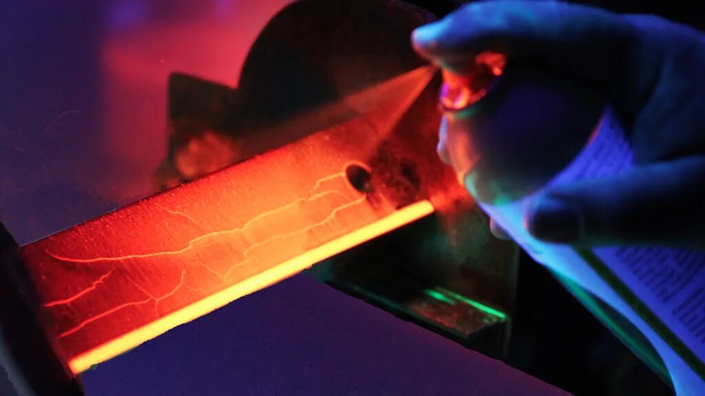 Magnetic testing. Magnetic particle testing. magnetic particle test. aircraft penetrant testing. crack 6 ndt.