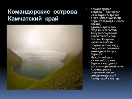 В честь какого мореплавателя названы командорские острова