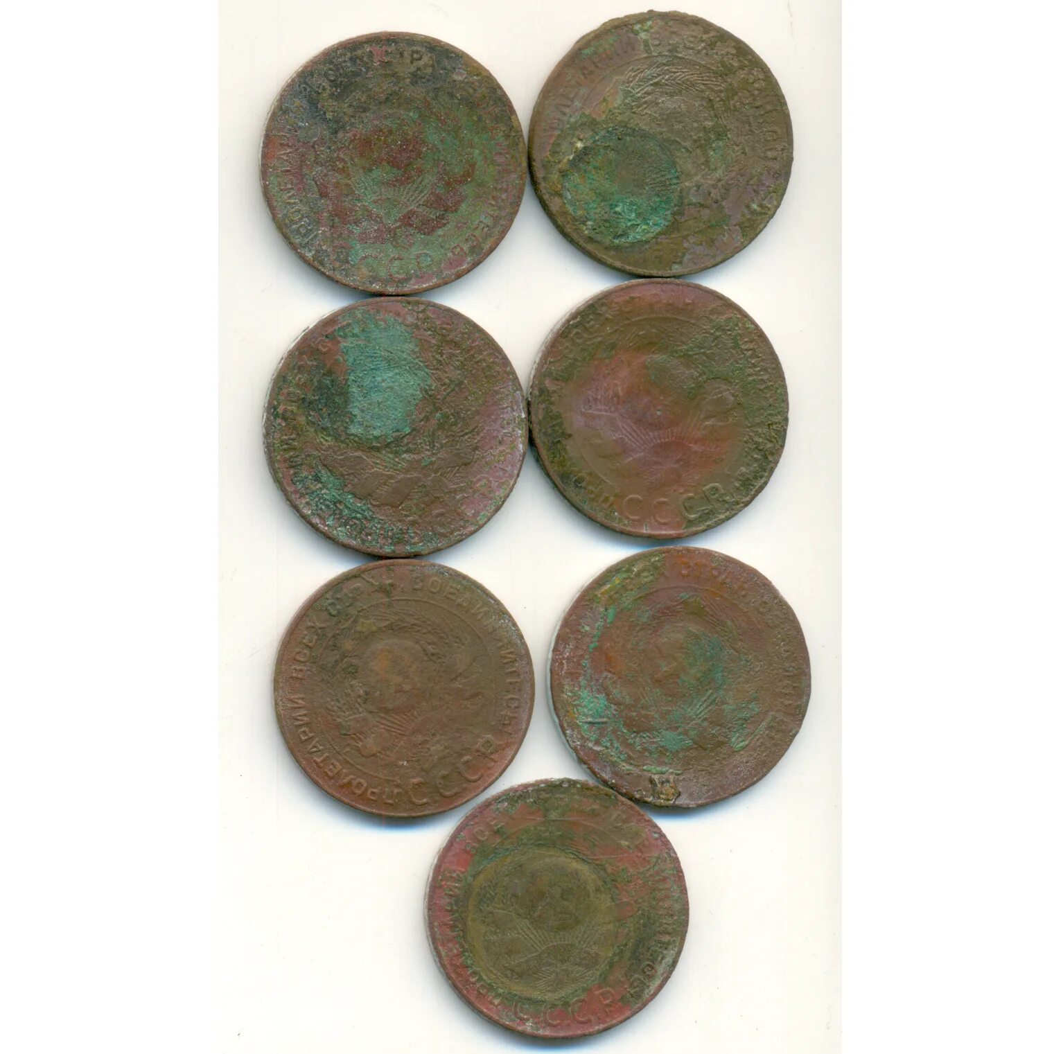 5 коп 7 коп. сколько копеек 7. набор монет "7 сокровищ древних цивилизаций".