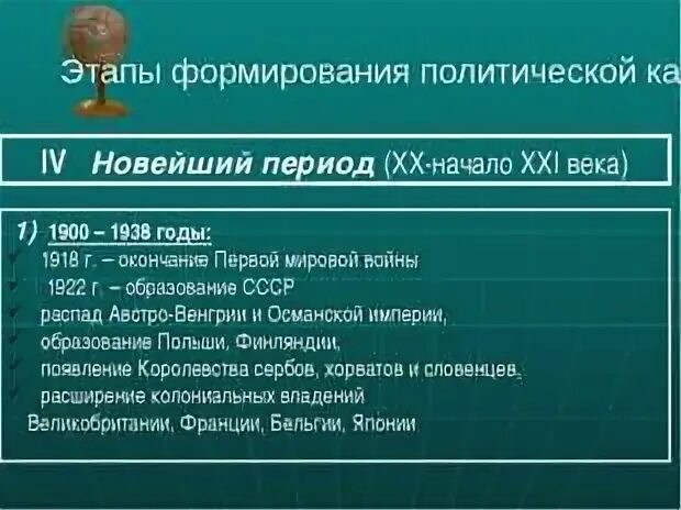 Политические изменения 21 века