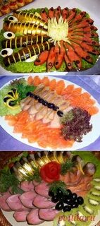 Холодные мясные рыбные закуски
