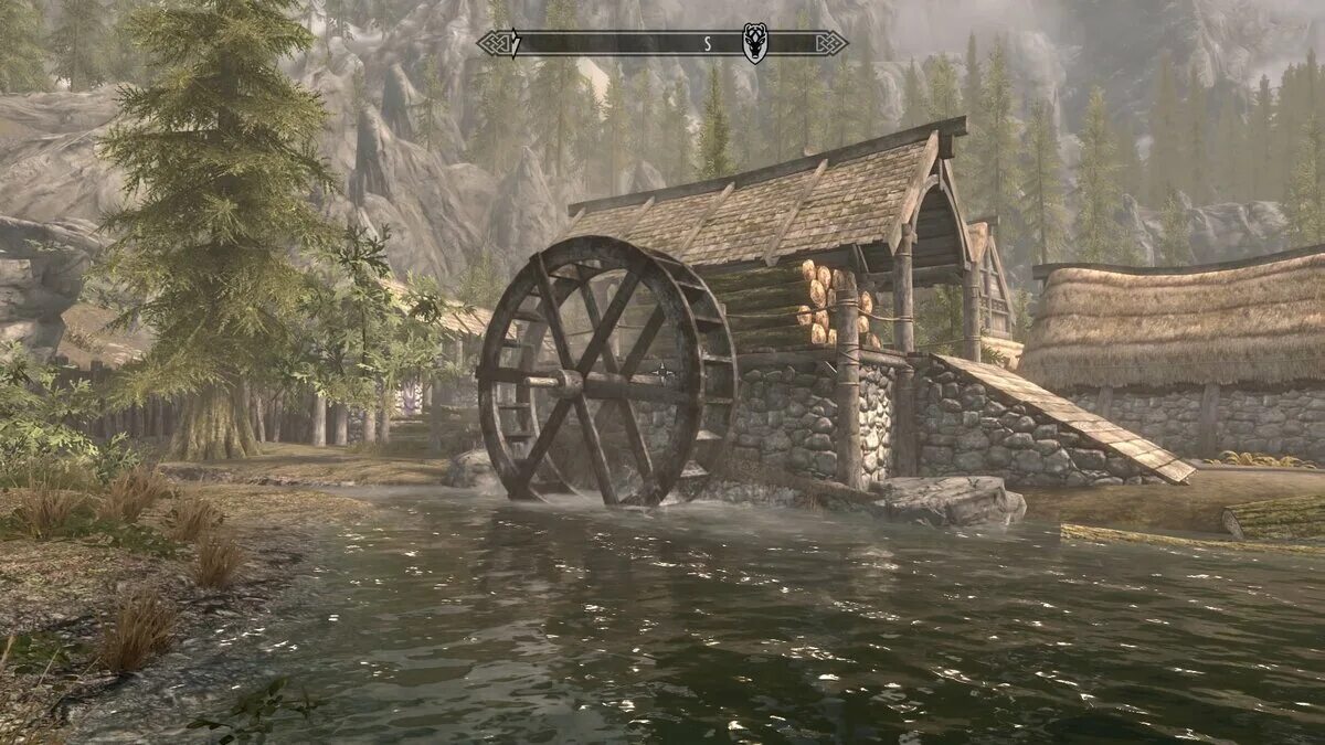 Лесопилка скайрим. Лесопилка Ривервуд. Skyrim Лесопилка. Скайрим Лесопилка Фолкрита. Лесопилка Deadside.